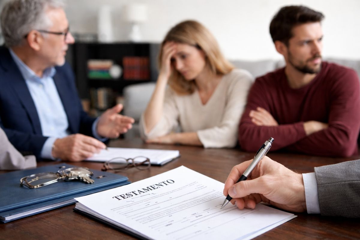 heredero no quiere firmar la herencia en Cataluña