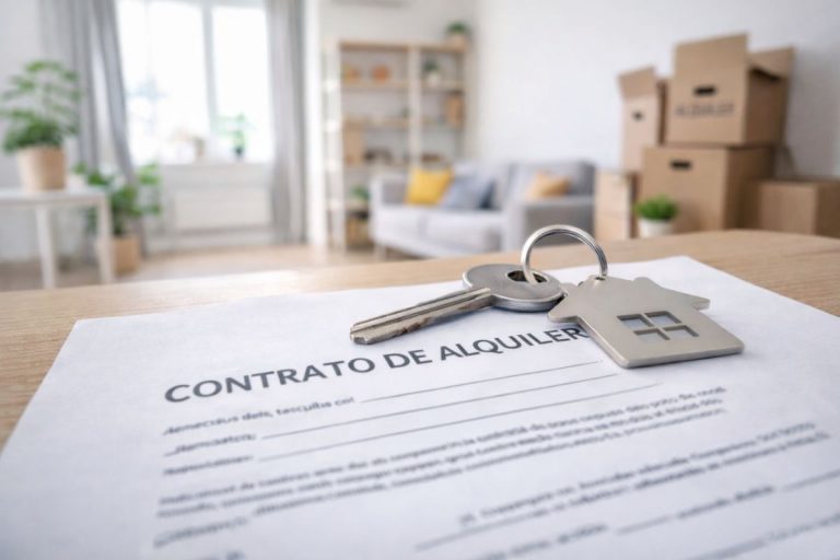 Contrato de alquiler y llaves