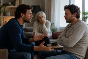 hijo hereda y cuida al padre